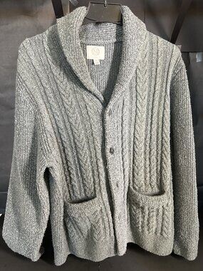 Marks & Spencer Shawl Collar Cable Knit Sweater